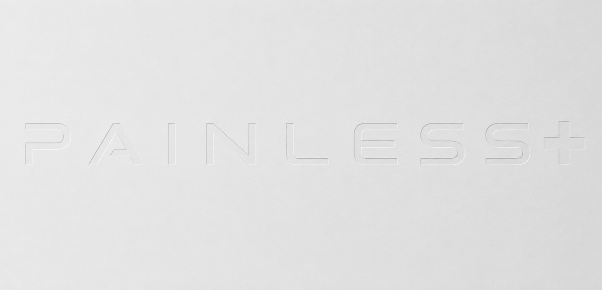 PainLess+ — univers aluminium brossé
